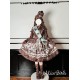 Alice Girl Bear Chocolate Salopette and JSK(1st Pre-Order/Full Payment Without Shipping)